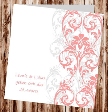 Hochzeitseinladungen, Einladungskarten zur Hochzeit, individuelle Einladungen f&uuml;r Hochzeit, Hochzeitskarten, pers&ouml;nliche Hochzeitseinladungen