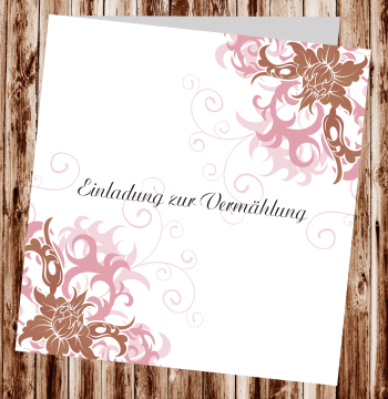 Hochzeitseinladungen, Einladungskarten zur Hochzeit, individuelle Einladungen f&uuml;r Hochzeit, Hochzeitskarten, pers&ouml;nliche Hochzeitseinladungen