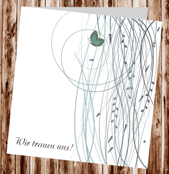 Hochzeitseinladungen, Einladungskarten zur Hochzeit, individuelle Einladungen f&uuml;r Hochzeit, Hochzeitskarten, pers&ouml;nliche Hochzeitseinladungen