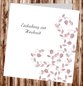 Hochzeitseinladungen, Einladungskarten zur Hochzeit, individuelle Einladungen f&uuml;r Hochzeit, Hochzeitskarten, pers&ouml;nliche Hochzeitseinladungen