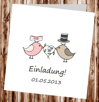 Hochzeitseinladungen, Einladungskarten zur Hochzeit, individuelle Einladungen f&uuml;r Hochzeit, Hochzeitskarten, pers&ouml;nliche Hochzeitseinladungen