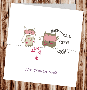 Hochzeitseinladungen, Einladungskarten zur Hochzeit, individuelle Einladungen f&uuml;r Hochzeit, Hochzeitskarten, pers&ouml;nliche Hochzeitseinladungen