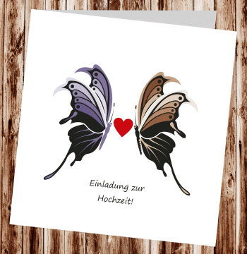 Hochzeitseinladungen, Einladungskarten zur Hochzeit, individuelle Einladungen f&uuml;r Hochzeit, Hochzeitskarten, pers&ouml;nliche Hochzeitseinladungen